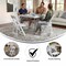 Flash Furniture HERCULES Series White Wood Folding Chair with Vinyl Padded Seat, PK2 2-XF-2901-WH-WOOD-GG - alternate 7